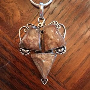 Beautiful Jasper Pendant Necklace